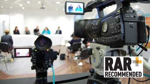 reed video production company to stream event to facebook live stream to youtube 360 videographer freelancer to hire tricaster london freelance vision mixer webcasting kit for live stream remote wifi 4g bonding