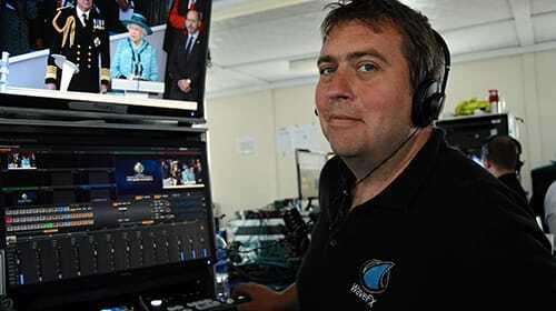 event filming vision mixer hire tricaster operator vision mix event film production company freelance vision mixer filming equipment for live streaming event remote wifi company